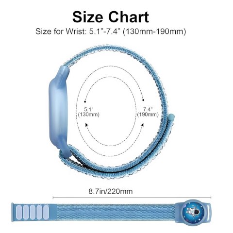 TECH-PROTECT NYLON FOR KIDS APPLE AIRTAG 1 / 2 ASTRONAUT