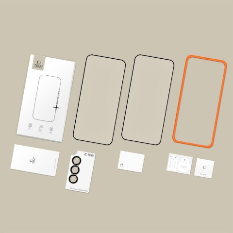 SZKŁO HARTOWANE TECH-PROTECT EASY SET+ 3-PACK GALAXY S26 BLACK
