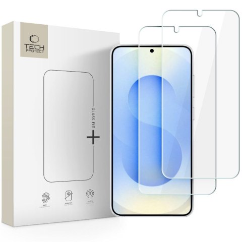SZKŁO HARTOWANE TECH-PROTECT GLASS FIT+ 2-PACK GALAXY S26 CLEAR