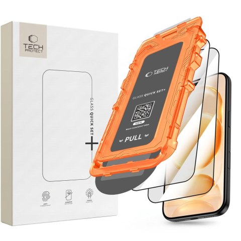SZKŁO HARTOWANE TECH-PROTECT QUICK SET+ 2-PACK IPHONE 17 PRO / 18 PRO BLACK