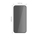 SZKŁO PRYWATYZUJĄCE TECH-PROTECT QUICK SET SPY+ 2-PACK IPHONE 18 PRO MAX PRIVACY