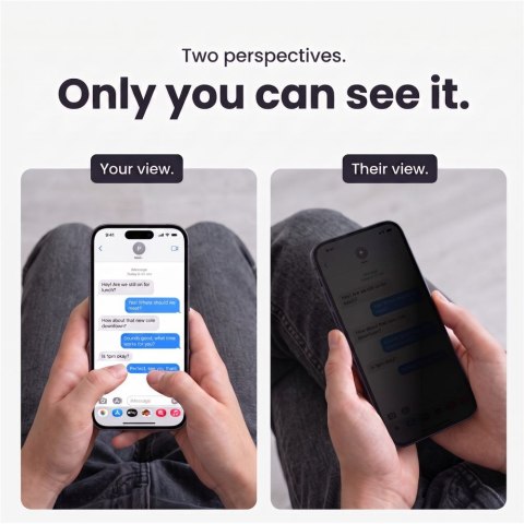 SZKŁO PRYWATYZUJĄCE TECH-PROTECT QUICK SET SPY+ 2-PACK IPHONE 18 PRO PRIVACY