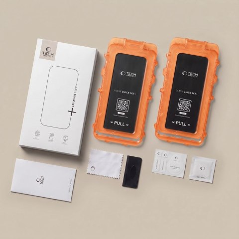 SZKŁO PRYWATYZUJĄCE TECH-PROTECT QUICK SET SPY+ 2-PACK IPHONE 18 PRO PRIVACY