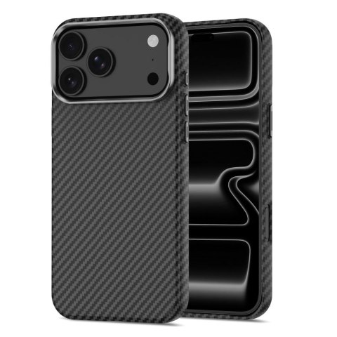 TECH-PROTECT ION CARBON MAGSAFE IPHONE 17 PRO / 18 PRO BLACK/SILVER