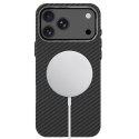 TECH-PROTECT ION CARBON MAGSAFE IPHONE 17 PRO / 18 PRO BLACK/SILVER