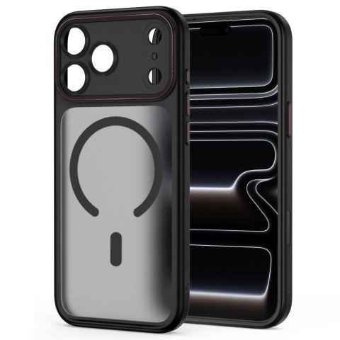 TECH-PROTECT MAGCAM MAGSAFE IPHONE 17 PRO / 18 PRO MATTE BLACK/RED