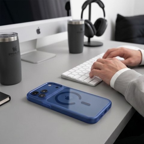 TECH-PROTECT MAGMAT MAGSAFE CC IPHONE 17 PRO MAX / 18 PRO MAX DEEP BLUE/CLEAR