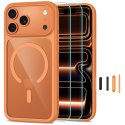 TECH-PROTECT MAGONE MAGSAFE CC + GLASS 2-PACK IPHONE 17 PRO / 18 PRO COSMIC ORANGE/CLEAR