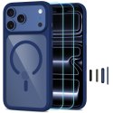 TECH-PROTECT MAGONE MAGSAFE CC + GLASS 2-PACK IPHONE 17 PRO / 18 PRO DEEP BLUE/CLEAR