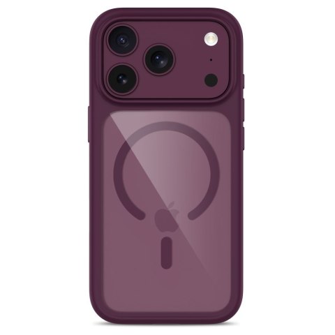 TECH-PROTECT MAGONE MAGSAFE CC + GLASS 2-PACK IPHONE 17 PRO MAX / 18 PRO MAX BURGUNDY/CLEAR