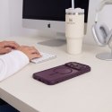 TECH-PROTECT MAGPEAK MAGSAFE CC IPHONE 17 PRO / 18 PRO BURGUNDY/CLEAR