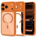 TECH-PROTECT MAGPEAK MAGSAFE CC IPHONE 17 PRO / 18 PRO COSMIC ORANGE/CLEAR