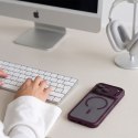 TECH-PROTECT MAGPEAK MAGSAFE CC IPHONE 17 PRO / 18 PRO MATTE BURGUNDY