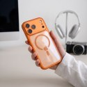 TECH-PROTECT MAGPEAK MAGSAFE CC IPHONE 17 PRO MAX / 18 PRO MAX COSMIC ORANGE/CLEAR