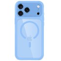 TECH-PROTECT MAGPEAK MAGSAFE CC IPHONE 17 PRO MAX / 18 PRO MAX LIGHT BLUE/CLEAR
