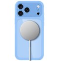 TECH-PROTECT MAGPEAK MAGSAFE CC IPHONE 17 PRO MAX / 18 PRO MAX LIGHT BLUE/CLEAR