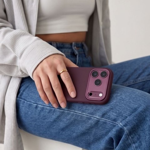 TECH-PROTECT UNIQ MAGSAFE CC IPHONE 17 PRO / 18 PRO BURGUNDY