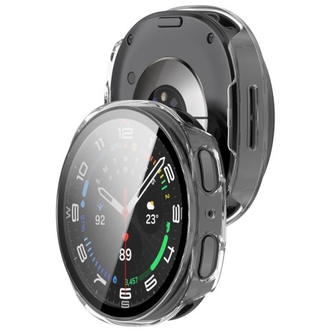 TECH-PROTECT DEFENSE 2-PACK SAMSUNG GALAXY WATCH 8 / 9 (44 MM) MATTE BLACK & CLEAR