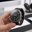 TECH-PROTECT DEFENSE 2-PACK SAMSUNG GALAXY WATCH 8 / 9 (44 MM) MATTE BLACK & CLEAR