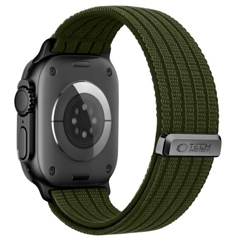 TECH-PROTECT NYLON SPORT APPLE WATCH 8 / 9 / 10 / 11 / 12 / SE / ULTRA (44 / 45 / 46 / 49 MM) MILITARY GREEN