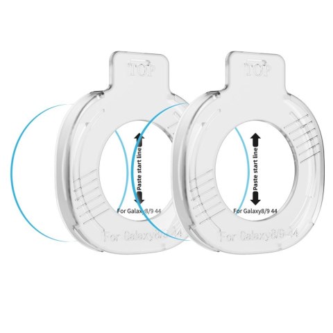 SZKŁO HARTOWANE TECH-PROTECT EASY SET+ 2-PACK SAMSUNG GALAXY WATCH 8 / 9 (44 MM) CLEAR