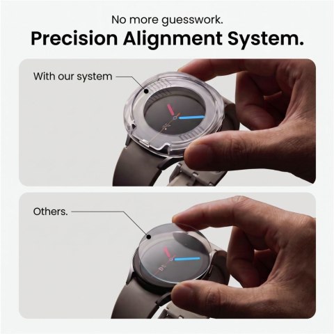 SZKŁO HARTOWANE TECH-PROTECT EASY SET+ 2-PACK SAMSUNG GALAXY WATCH 8 / 9 (44 MM) CLEAR