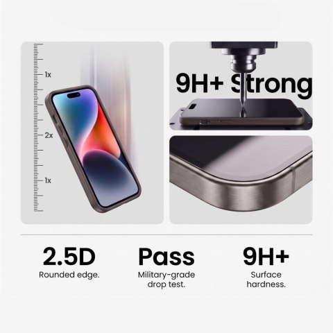 SZKŁO HARTOWANE TECH-PROTECT GLASS FIT+ 2-PACK XIAOMI REDMI 17 4G / 5G BLACK