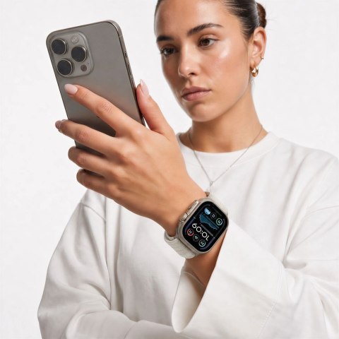 TECH-PROTECT NYLON SPORT APPLE WATCH 8 / 9 / 10 / 11 / 12 / SE / ULTRA (44 / 45 / 46 / 49 MM) STARLIGHT